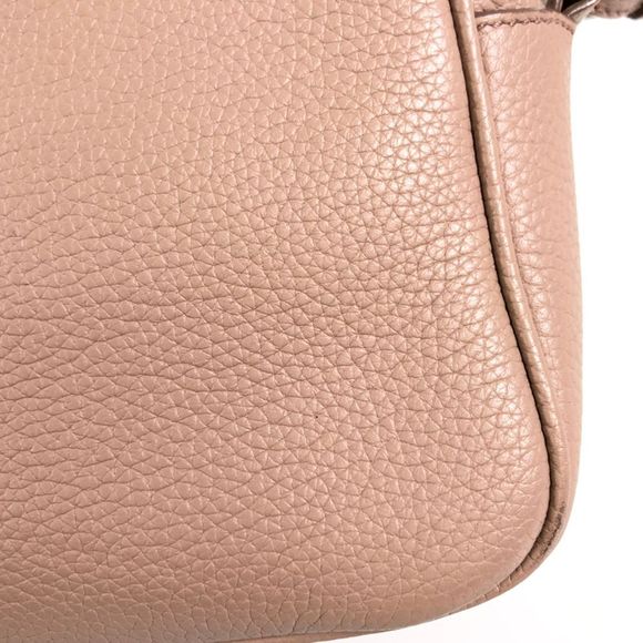 Prada Vitello Phenix Crossbody Graige Cipria Leather Shoulder Bag - Picture 7 of 16